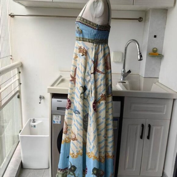 ALEMAIS bath house printed maxi dress - multicoloured - Picture 5 of 10